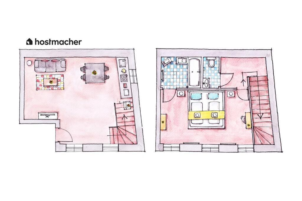 Cozy 1Br Duplex Near Center By Hm Viena Exterior foto